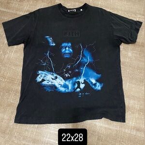 Kith Midnight Black and Electric Blue Tee